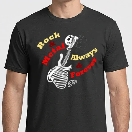Férfi Imperial póló - Csont Gitár Rock és Metál