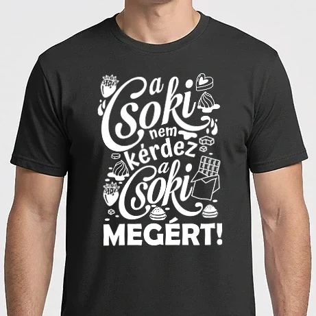 Férfi Imperial póló - A csoki megért