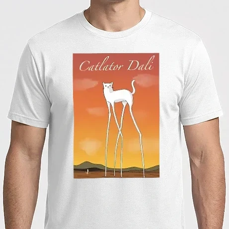 Férfi Imperial póló - Dalí Cat