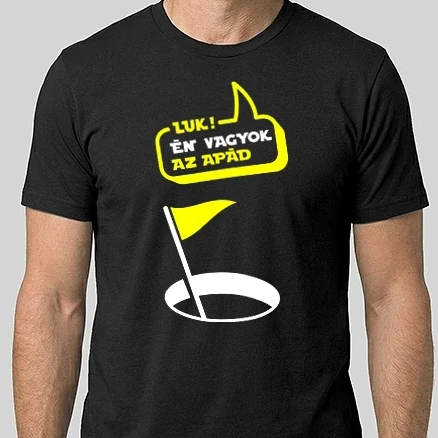 Férfi Alap póló - Luk! Én vagyok az apád