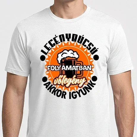 Férfi Imperial póló - sörös legénybúcsú