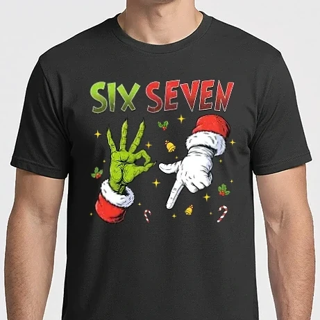 Férfi Imperial póló - SIX SEVEN karácsonyi grinch