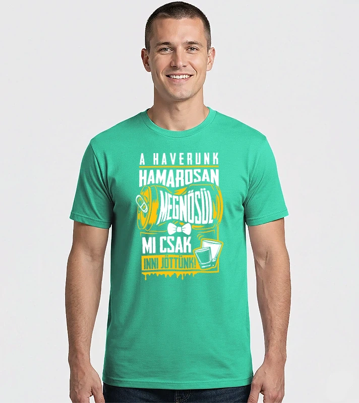 A haverunk hamarosan megnősül – Férfi Imperial póló