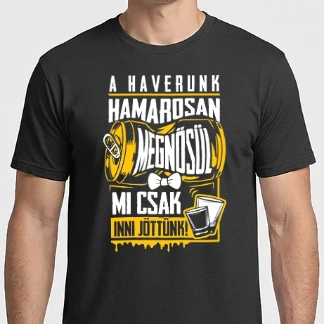 Férfi Imperial póló - A haverunk hamarosan megnősül