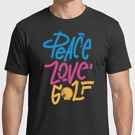 Férfi Imperial póló - Peace love golf