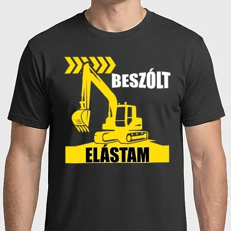 Férfi Imperial póló - Beszólt elástam markoló