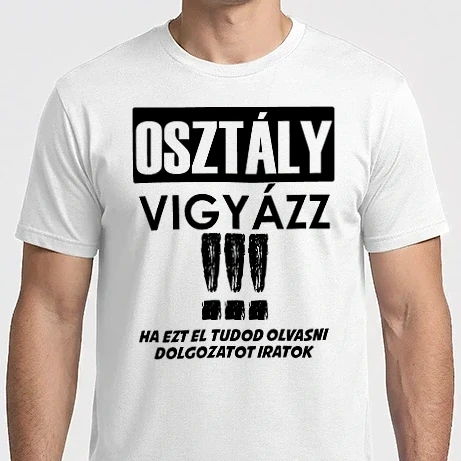 Férfi Imperial póló - osztály vigyázz