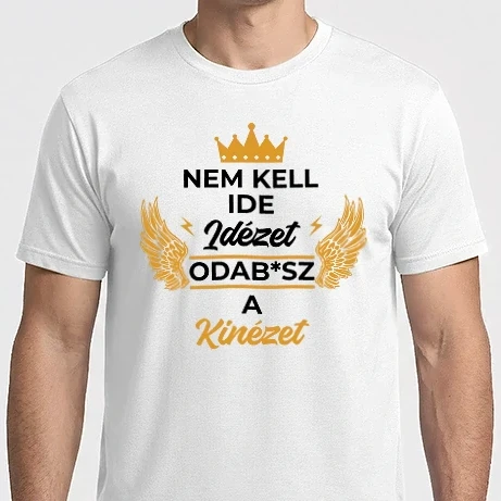 Férfi Imperial póló - Nem kell ide idézet odab*sz a kinézet