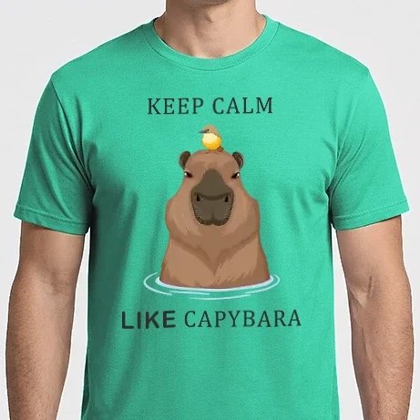 Férfi Imperial póló - Calm Capybara