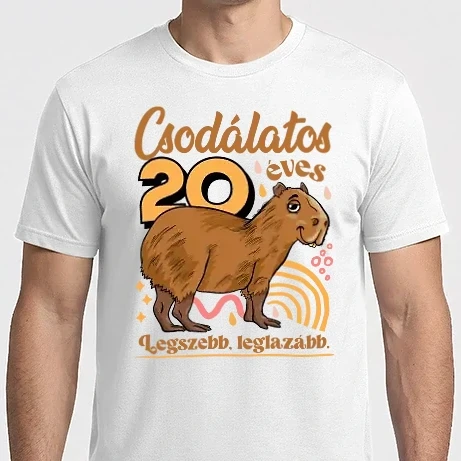 Férfi Imperial póló - Capybara 20 éves