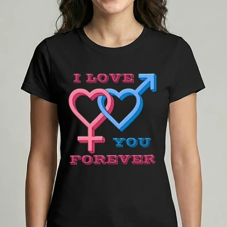 Női Imperial póló - I love You forever