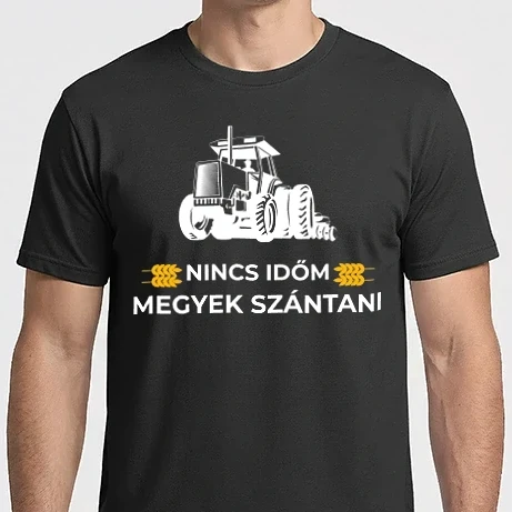 Férfi Imperial póló - Nincs időm megyek szántani