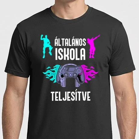 Férfi Imperial póló - Általános iskola teljesítve fortnite