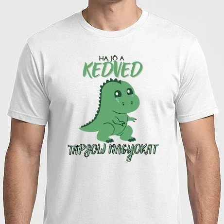 Férfi Imperial póló - T-rex - ha jó a kedved tapsolj nagyokat