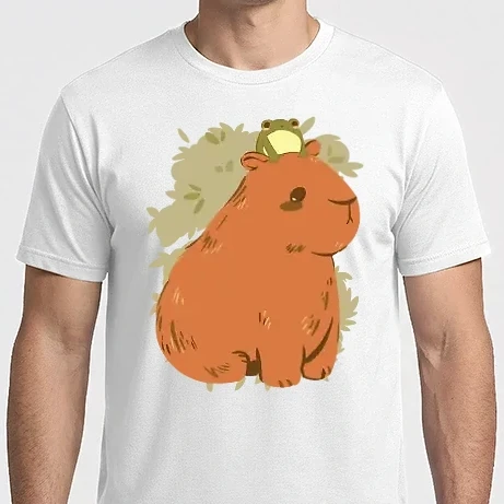 Férfi Imperial póló - Capybara és béka