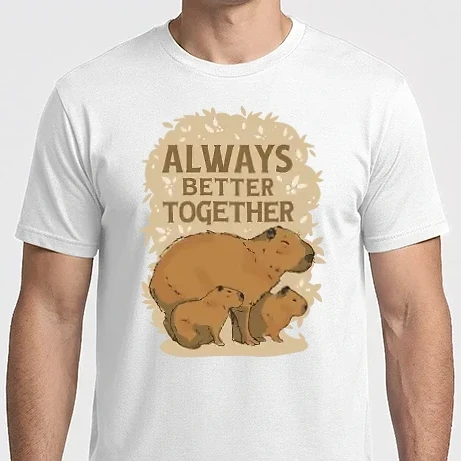 Férfi Imperial póló - Capybara család