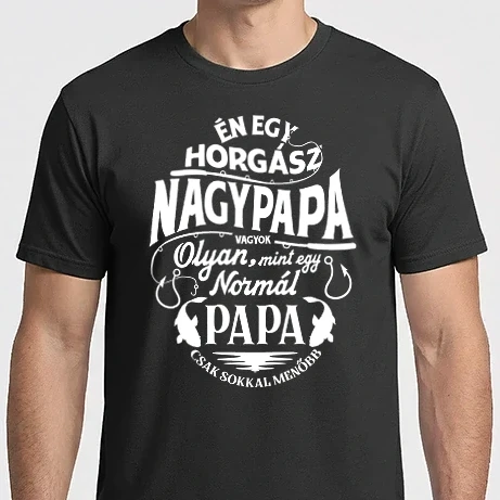 Férfi Imperial póló - Horgász Nagypapa új