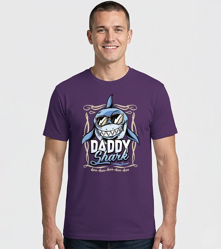 Daddy Shark – Férfi Imperial póló