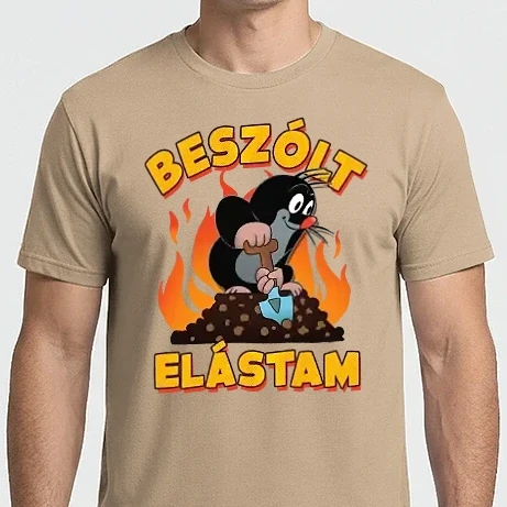 Férfi Imperial póló - Kisvakond redesign