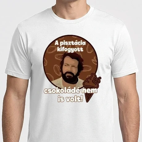 Férfi Imperial póló - A pisztácia kifogyott csokoládé nem is volt Bud Spencer