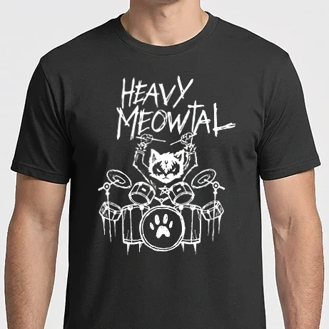 Férfi Imperial póló - Heavy meowtal