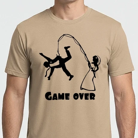 Férfi Imperial póló - game_over_fekete