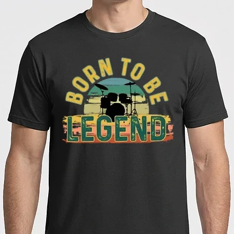 Férfi Imperial póló - born to be legend , dobos legenda, dobos, legendának született