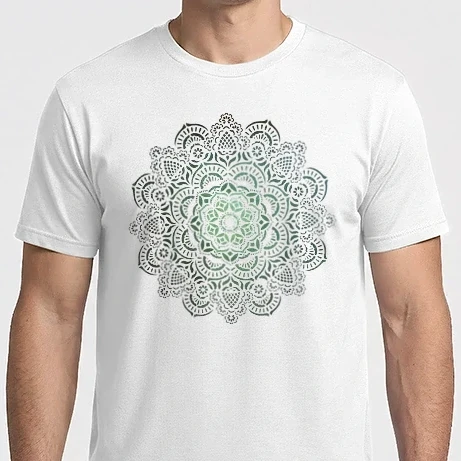 Férfi Imperial póló - színátmenetes mandala