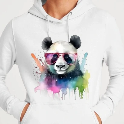 Női kapucnis pulcsi - Panda