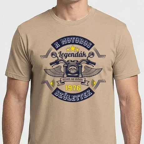 Férfi Imperial póló - Motoros legendák 1976