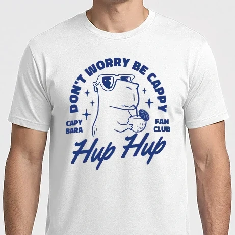 Férfi Imperial póló - Don't worry be cappy - Capybara fan club