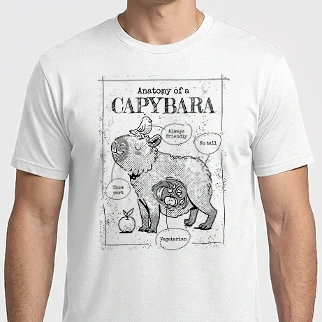 Férfi Imperial póló - Anatomy of a Capybara