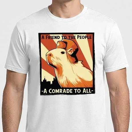 Férfi Imperial póló - Soviet Capybara