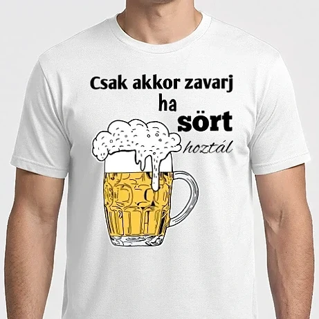 Férfi Imperial póló - Csak akkor zavarj ha sört hoztál 