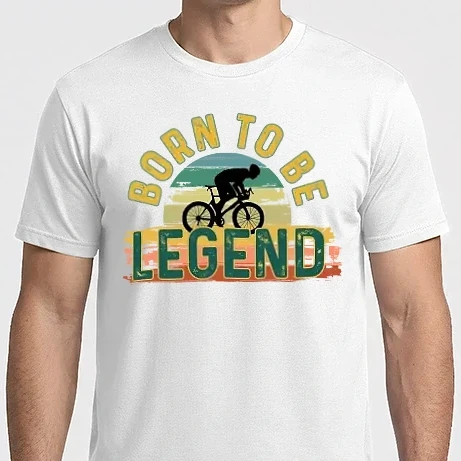 Férfi Imperial póló - born to be legend , bicajos legenda, bringás, legendának született
