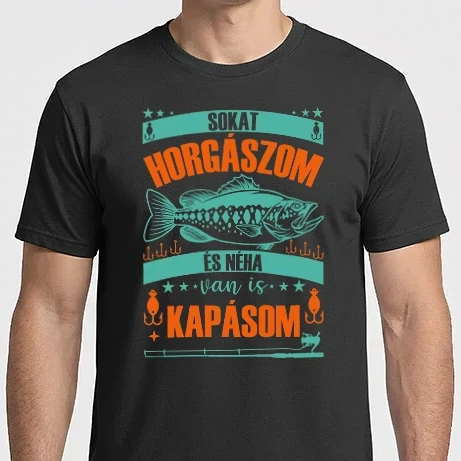 Férfi Imperial póló - Sokat horgászom