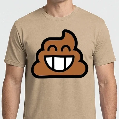 Férfi Imperial póló - Emoji Ürülék
