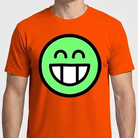 Férfi Imperial póló - Emoji Vigyorog