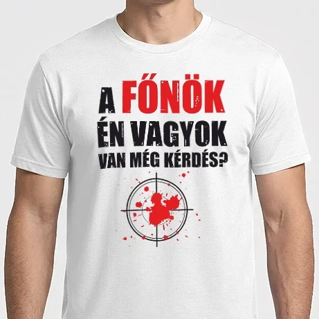 Férfi Imperial póló - A főnök én vagyok