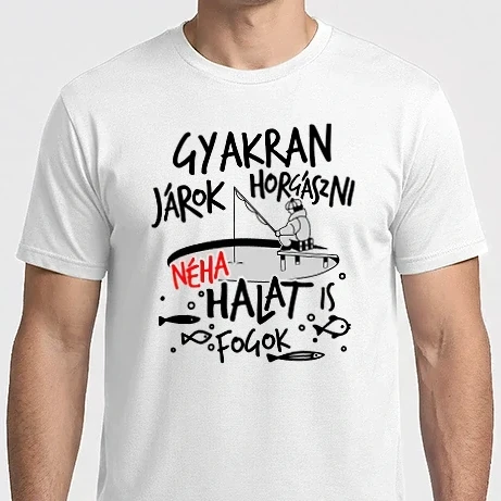 Férfi Imperial póló - Gyakran járok horgászni