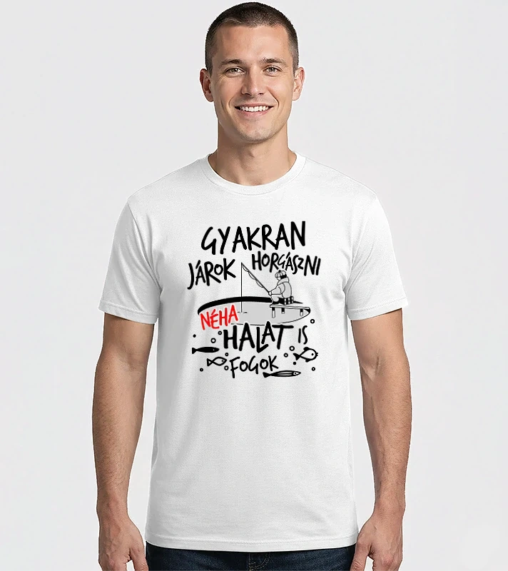 Gyakran járok horgászni – Férfi Imperial póló
