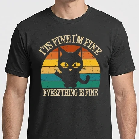 Férfi Imperial póló - Everything is fine