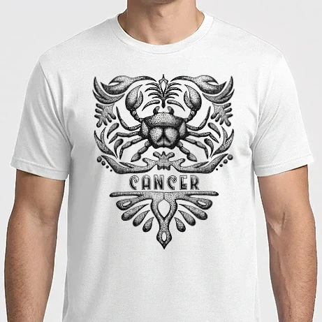 Férfi Imperial póló - Vintage zodiac cancer
