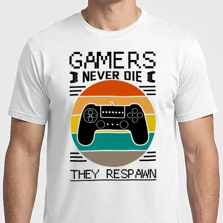 Férfi Imperial póló - Gamers never die
