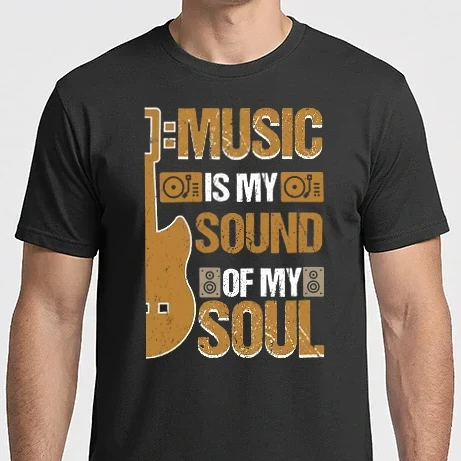 Férfi Imperial póló - Music is my soul