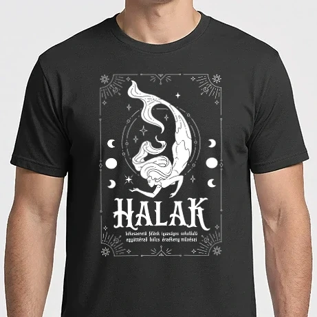 Férfi Imperial póló - Halak fehér színű tulajdonságokkal