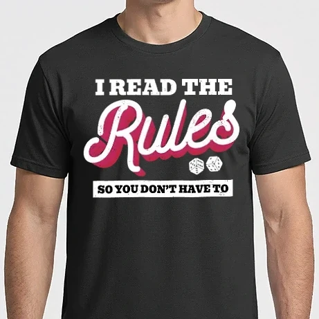 Férfi Imperial póló - I read the rules you don't have to simple