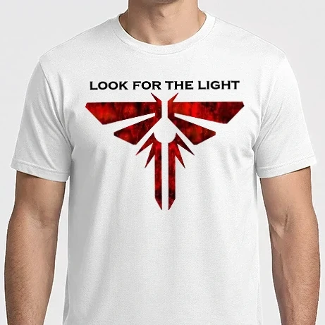Férfi Imperial póló - Last of Us - Look for the light