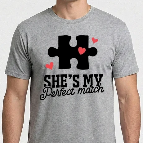 Férfi Imperial póló - She's my Perfect match