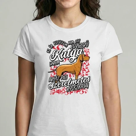 Női Imperial póló - Anya szerelmetes nyuszikája vizsla